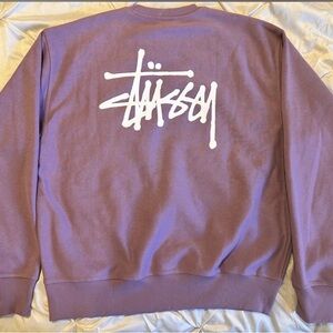 NWOT Stussy Purple Men's Sweatshirt
